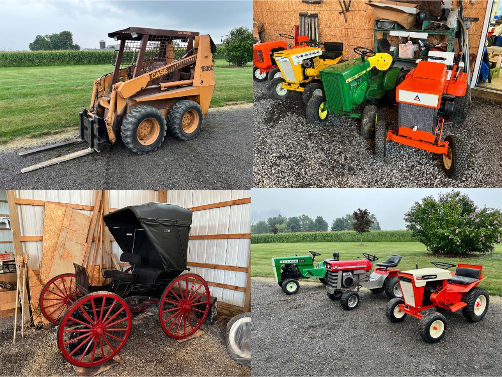 Skid Steer Antique Tractors Farm Toys Car Parts Horse Buggy